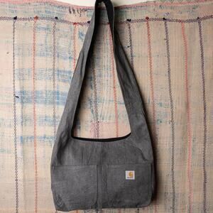 Upcycled carhartt hobo bag